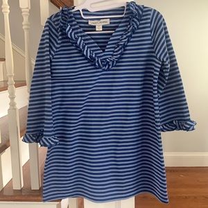Blue striped Sara Campbell top